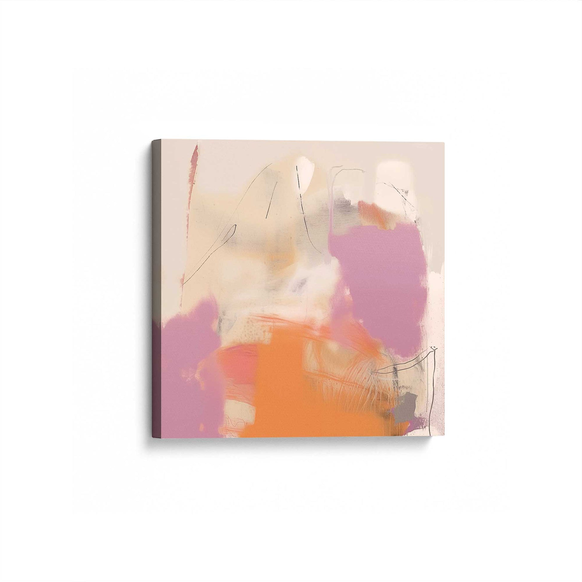 [Color:Stretched Canvas], Picture of art at an angle