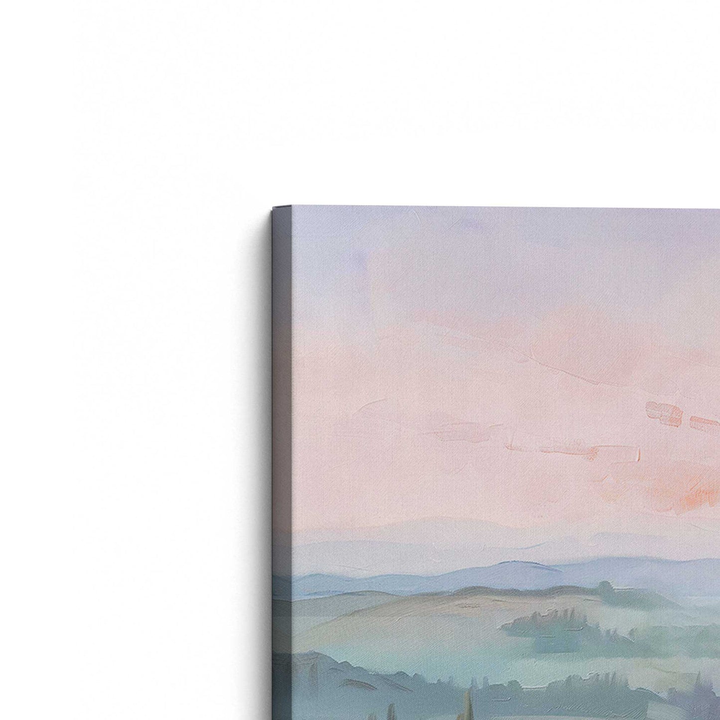 [Color:Stretched Canvas], Picture of the corner of the art