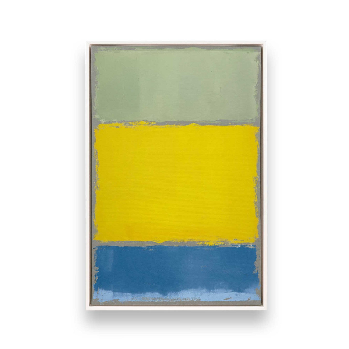 [Color:Opaque White], Picture of art in a White frame