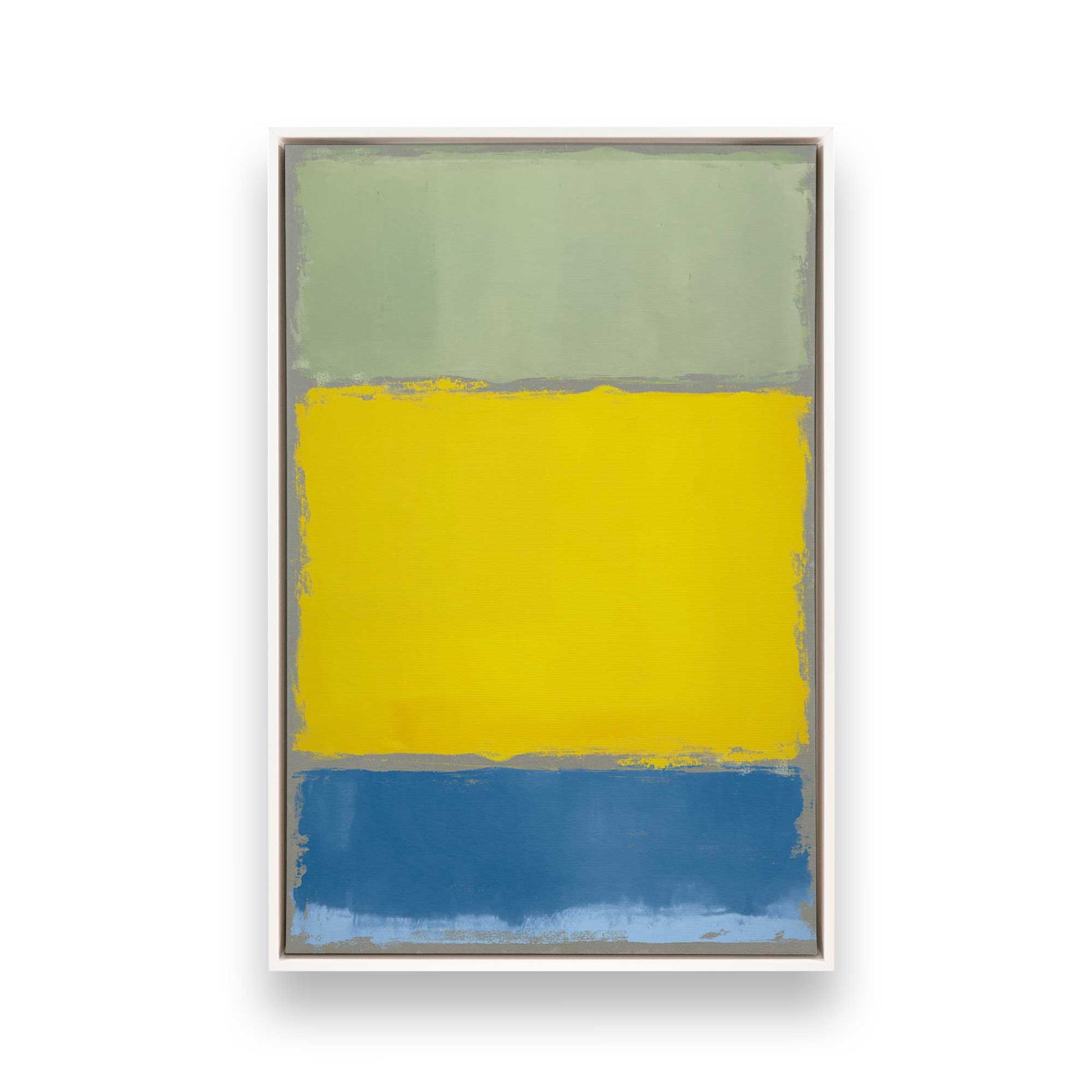 [Color:Opaque White], Picture of art in a White frame
