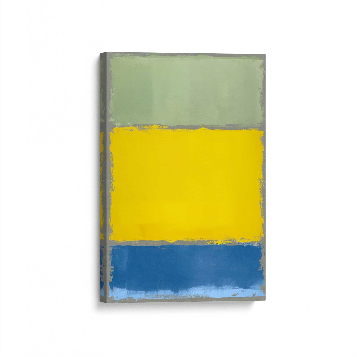 [Color:Stretched Canvas], Picture of art at an angle
