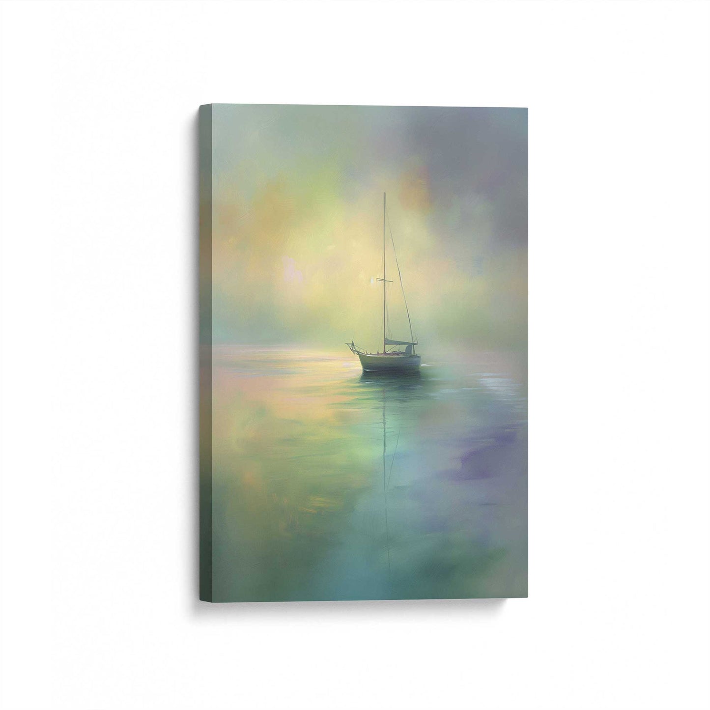 [Color:Stretched Canvas], Picture of art at an angle