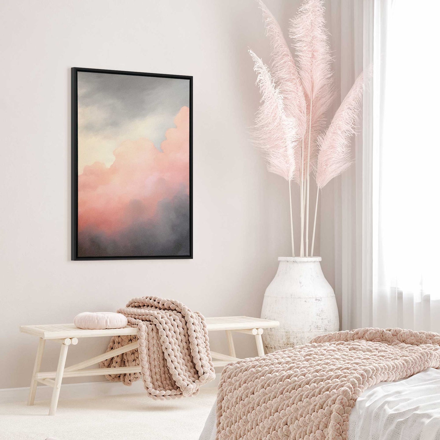 Moody Sunset Clouds I Canvas Print