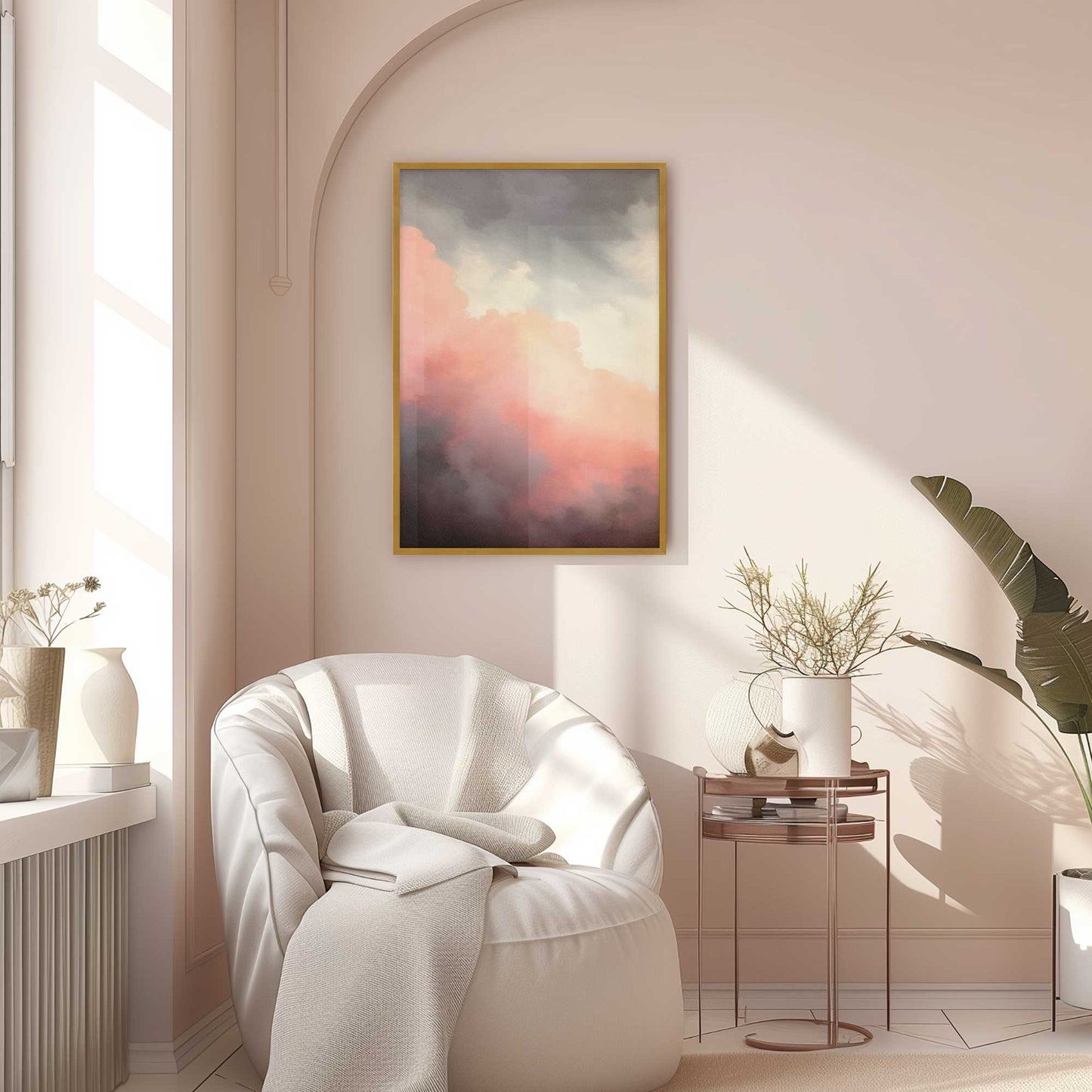 Moody Sunset Clouds II Art Print