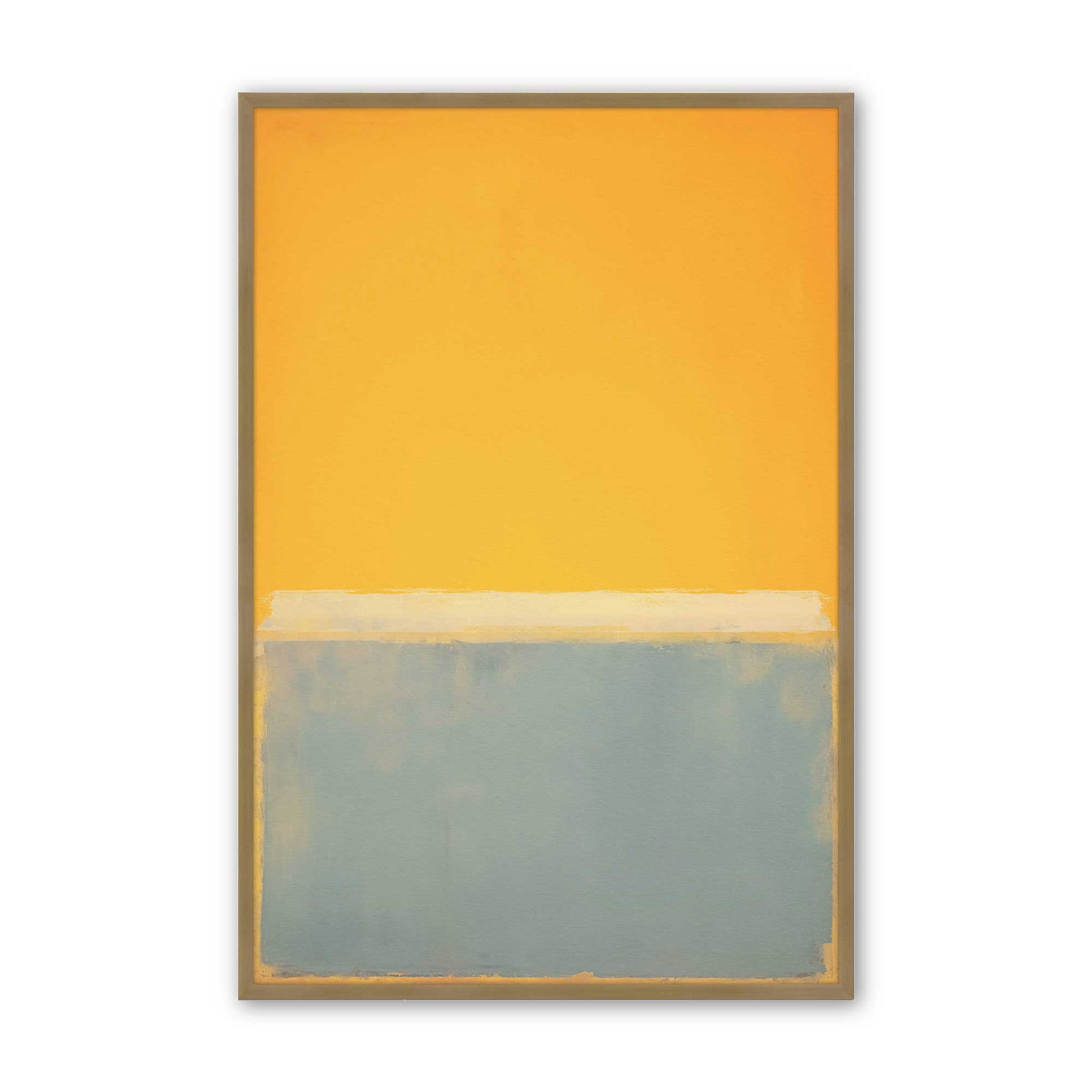 [Color:Brushed Gold], Picture of art in a Brushed Gold frame