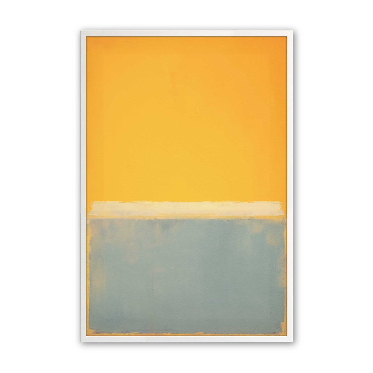 [Color:Opaque White], Picture of art in a Opaque White frame