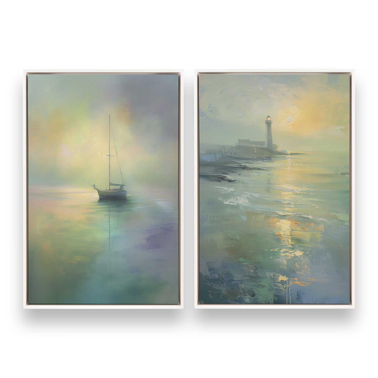 [Color:Opaque White], Picture of art in a White frame