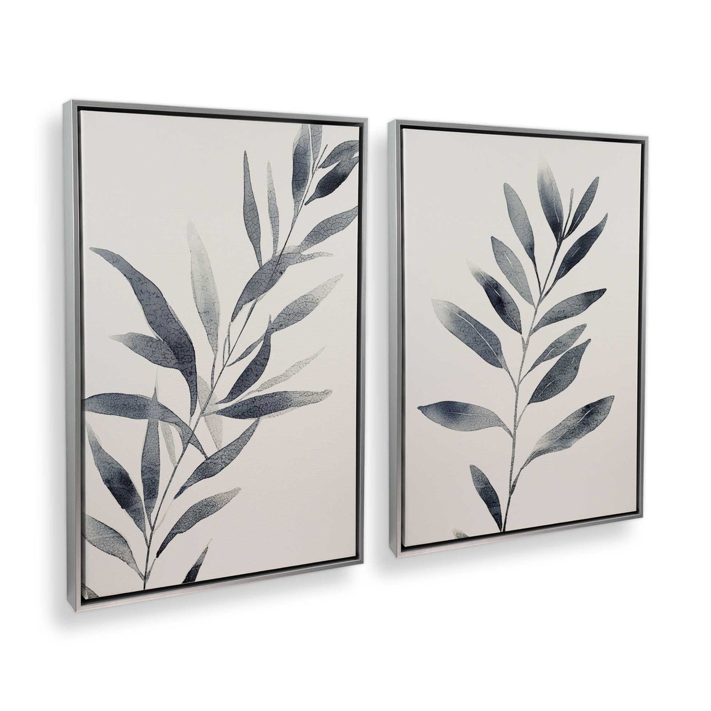 [Color:Polished Chrome], Picture of art in a Polished Chrome frame at an angle