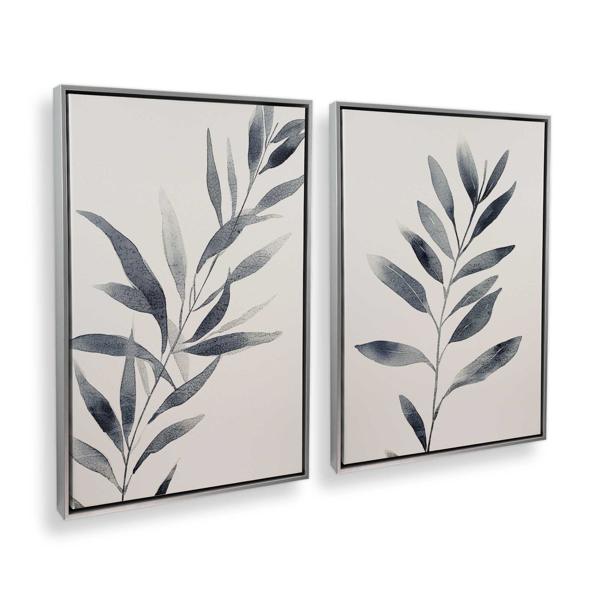 [Color:Polished Chrome], Picture of art in a Polished Chrome frame at an angle