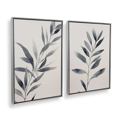 [Color:Polished Chrome], Picture of art in a Polished Chrome frame at an angle
