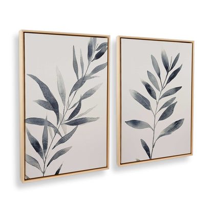 [Color:American Maple], Picture of art in a American Maple frame at an angle