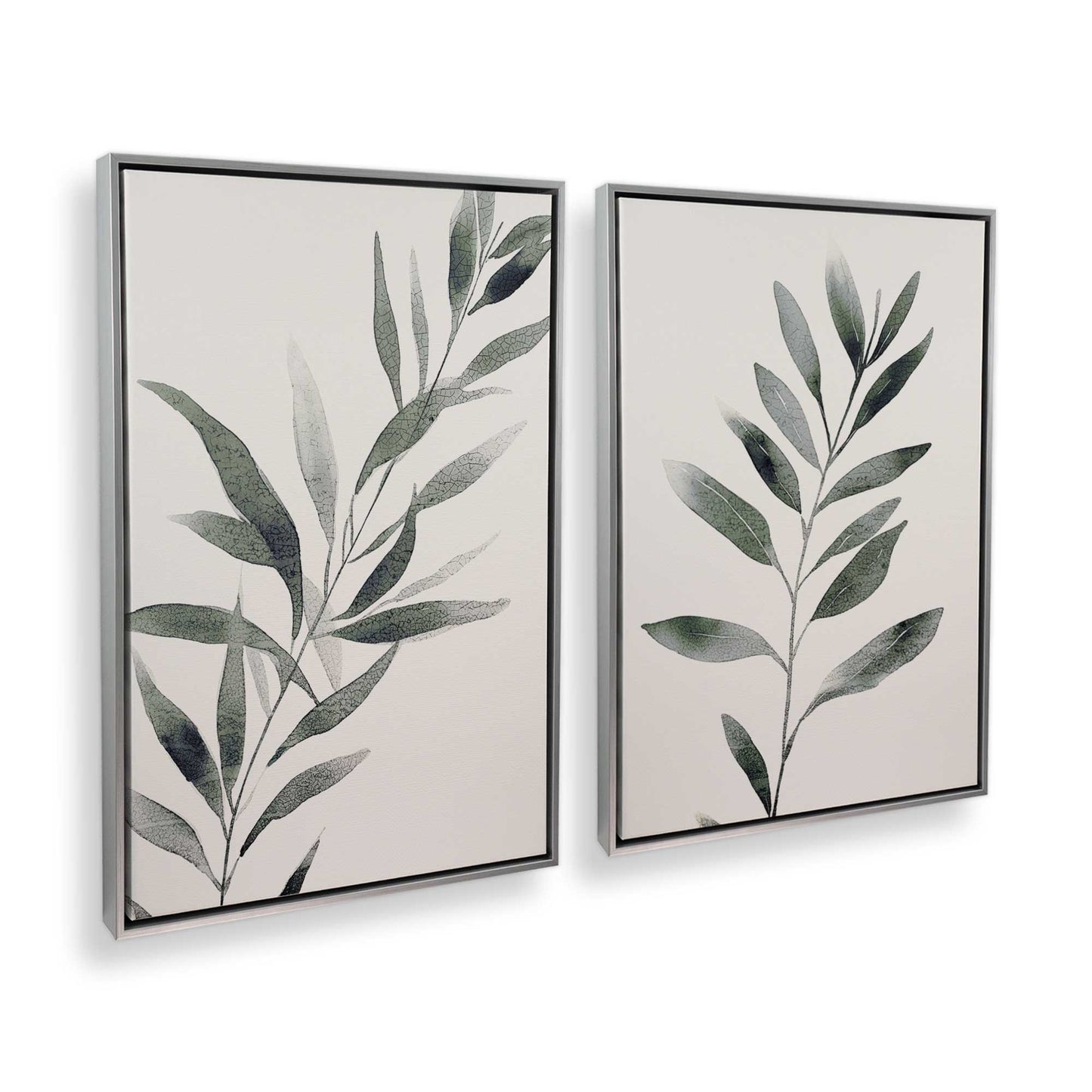 [Color:Polished Chrome], Picture of art in a Polished Chrome frame at an angle