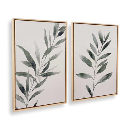 [Color:American Maple], Picture of art in a American Maple frame at an angle