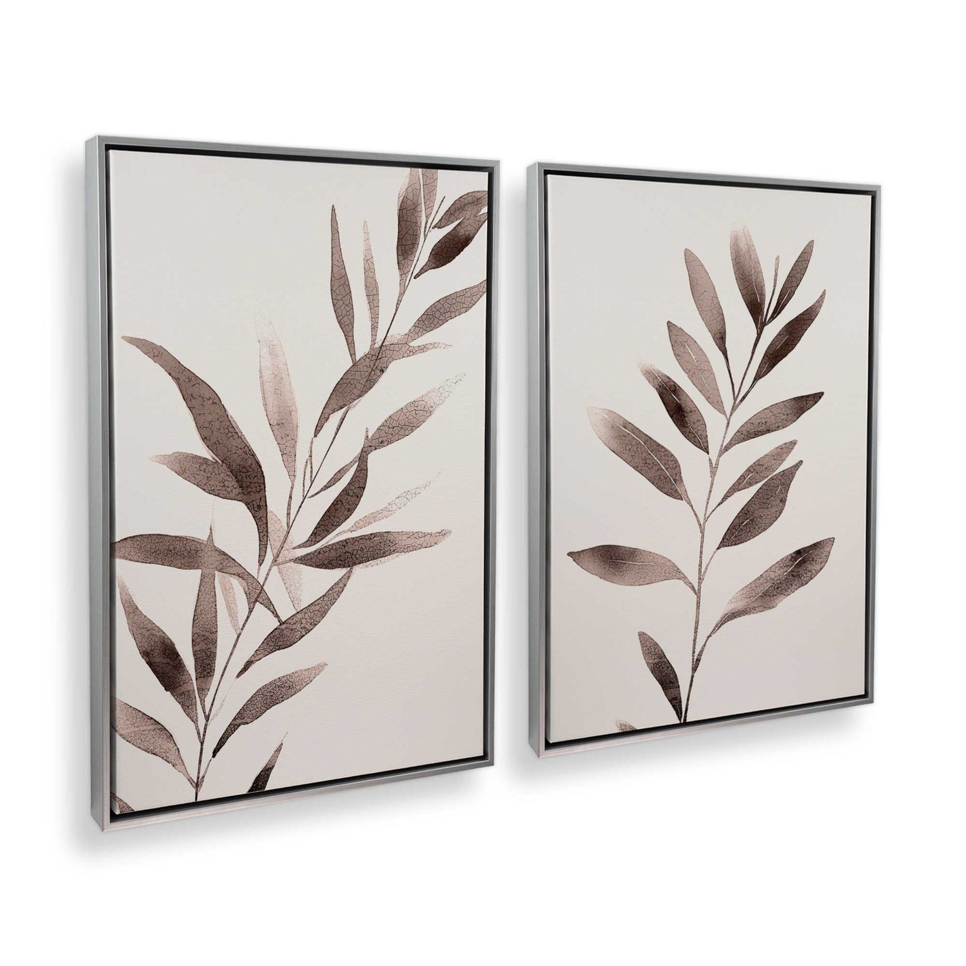 [Color:Polished Chrome], Picture of art in a Polished Chrome frame at an angle
