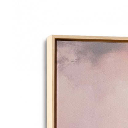 Soft Pink Clouds Canvas Print, Set of 2
