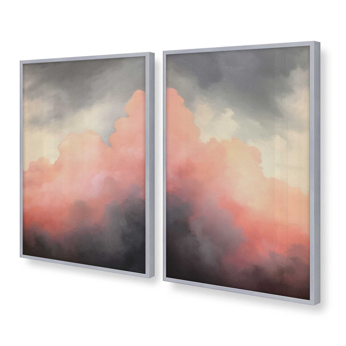 [Color:Polished Chrome] Picture of art in a Polished Chrome frame at an angle