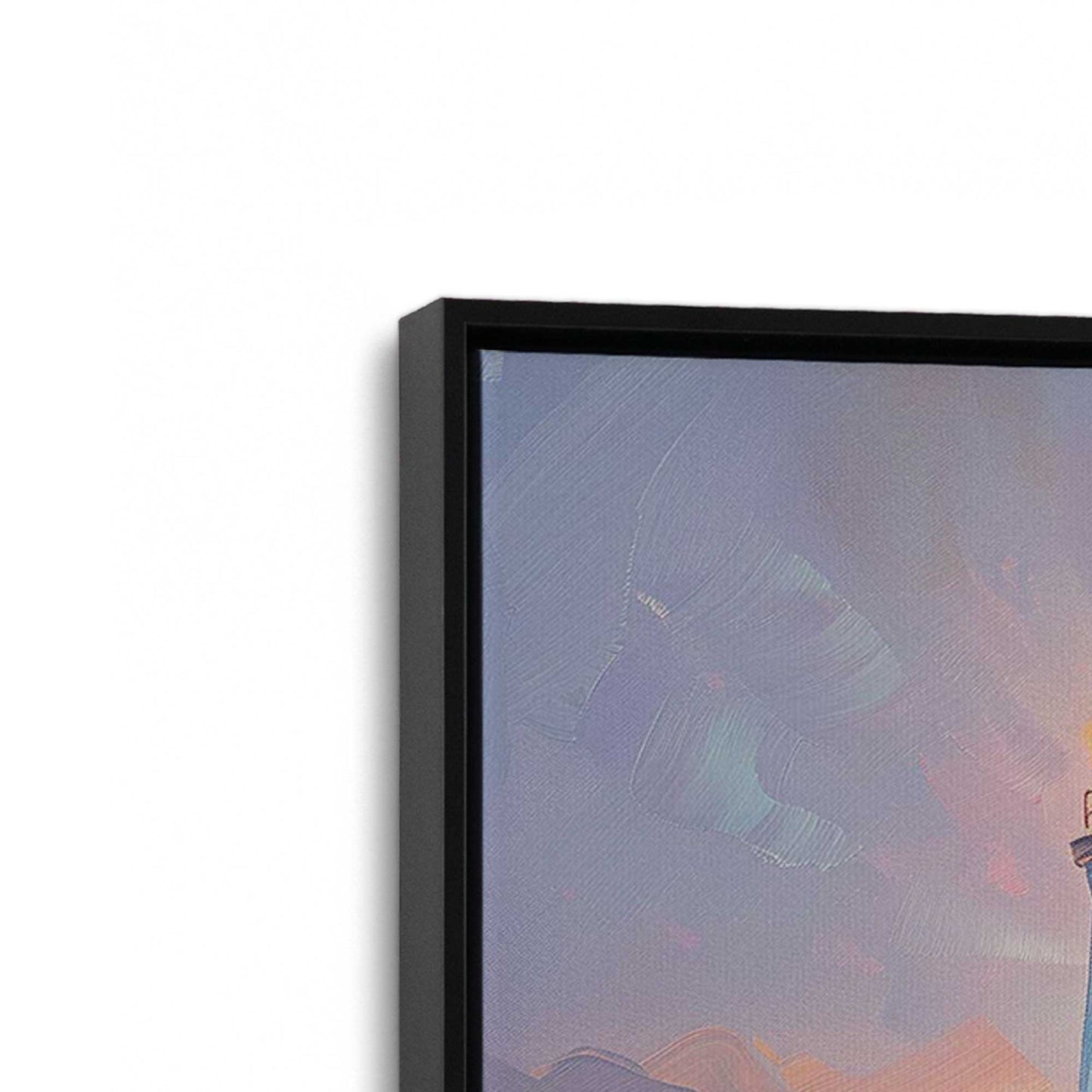 Bright Sunset Sail Canvas Print, Set of 2