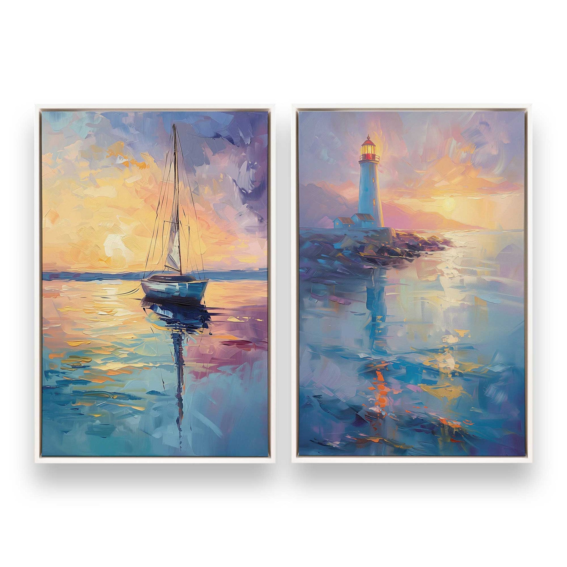 [Color:Opaque White], Picture of art in a White frame