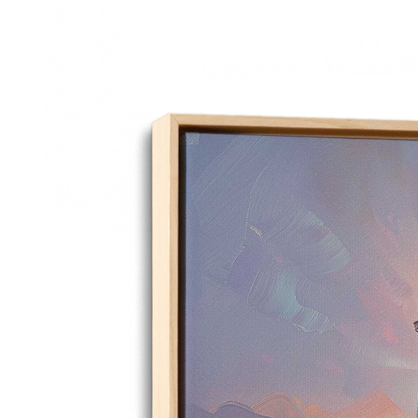 Bright Sunset Sail Canvas Print, Set of 2