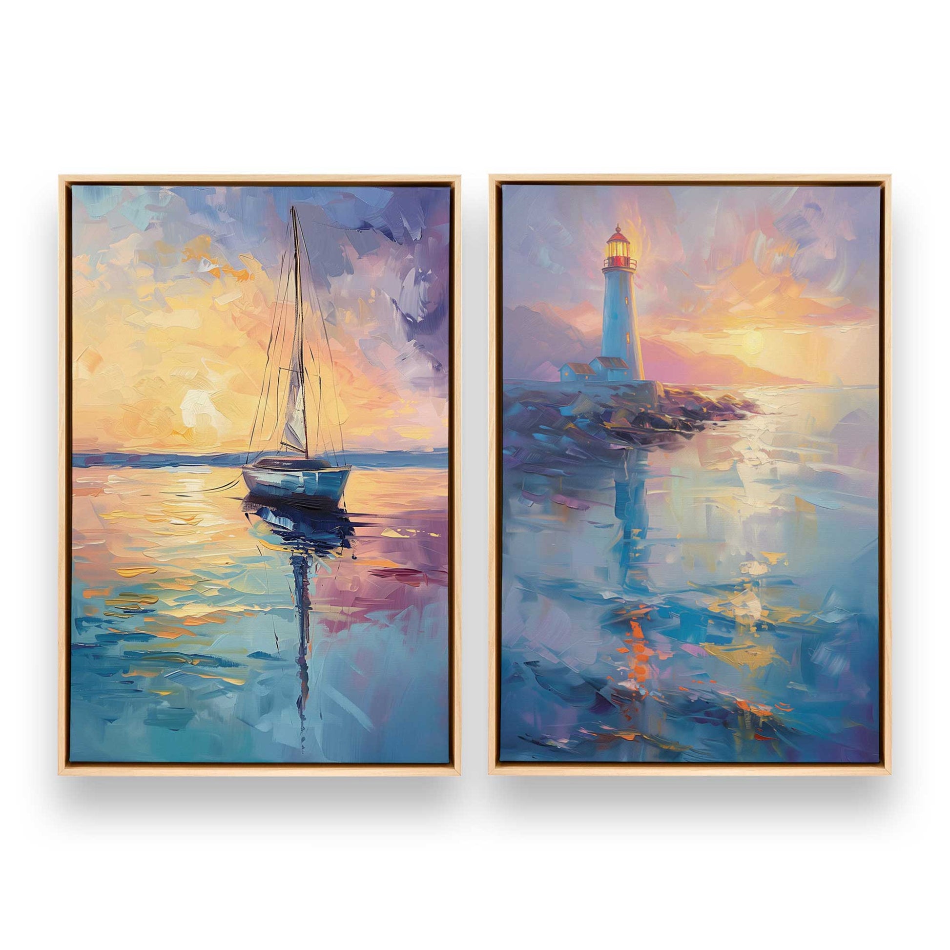 [Color:American Maple], Picture of art in a American Maple frame