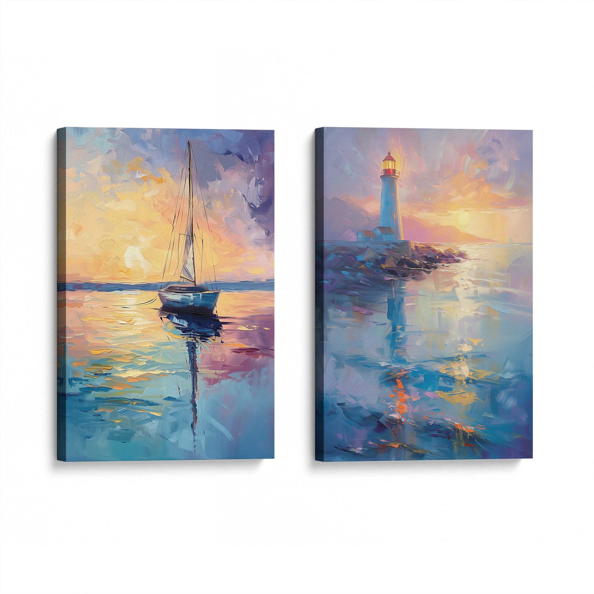 [Color:Stretched Canvas], Picture of art at an angle