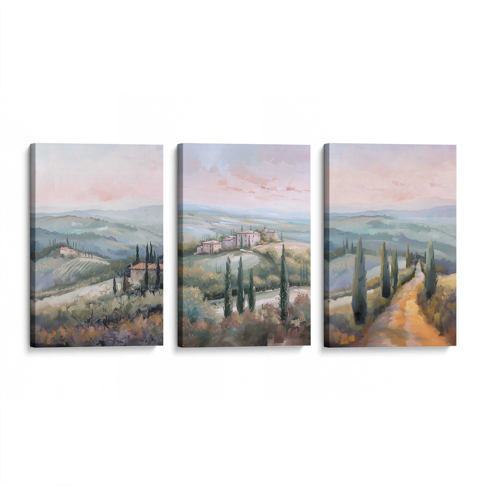 [Color:Stretched Canvas], Picture of art at an angle
