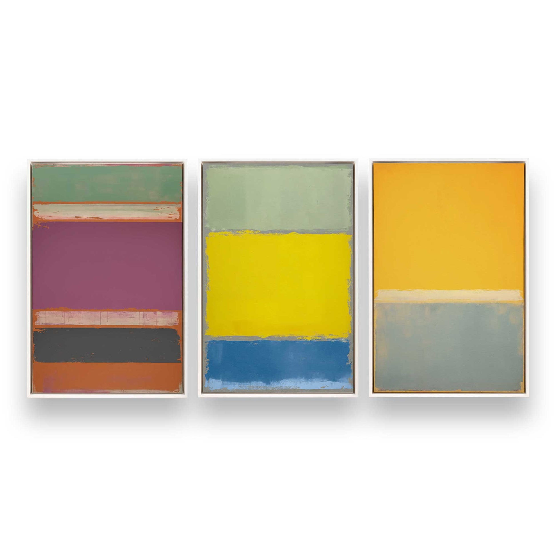 [Color:Opaque White], Picture of art in a White frame