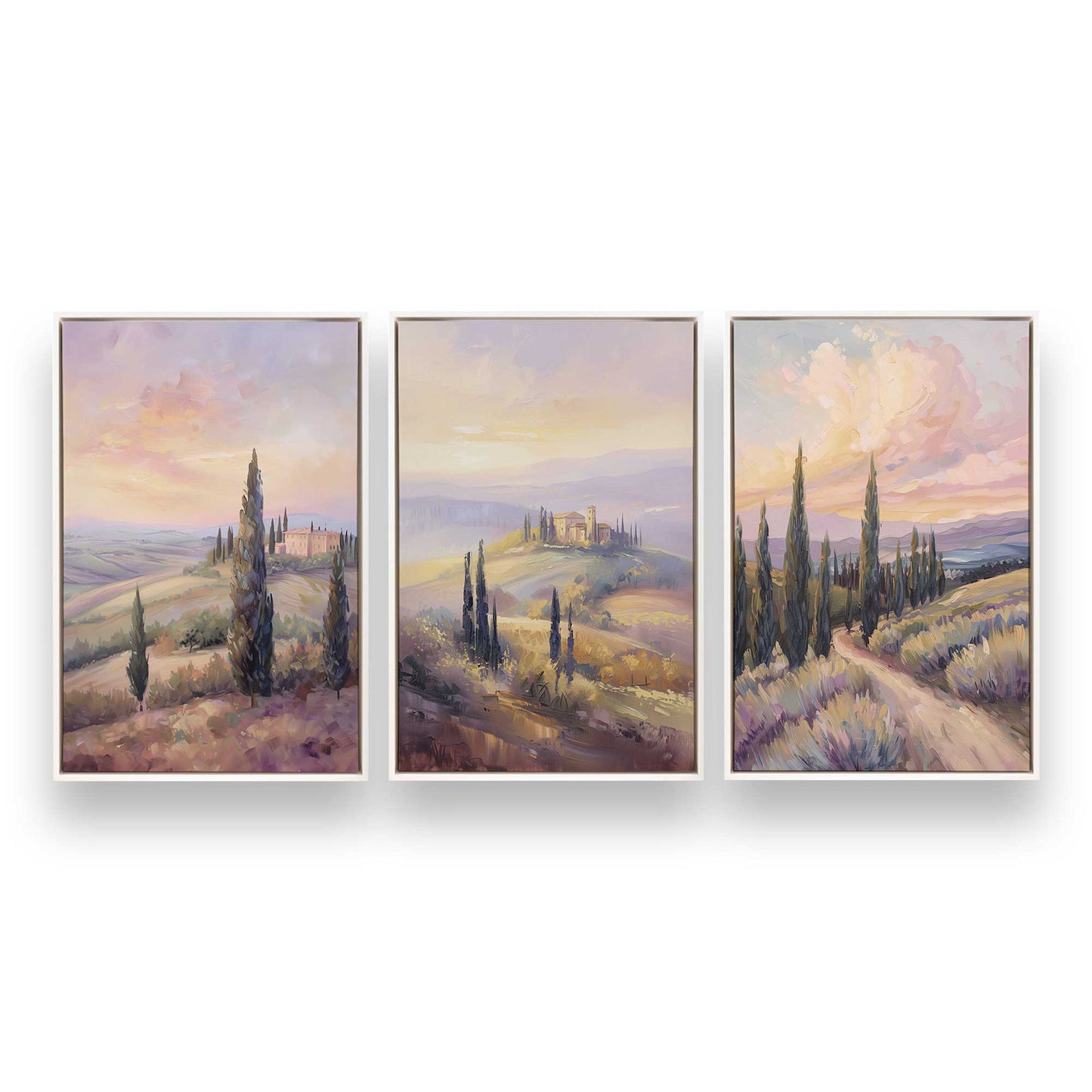 [Color:Opaque White], Picture of art in a White frame