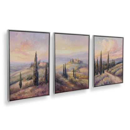 [Color:Polished Chrome], Picture of art in a Polished Chrome frame at an angle
