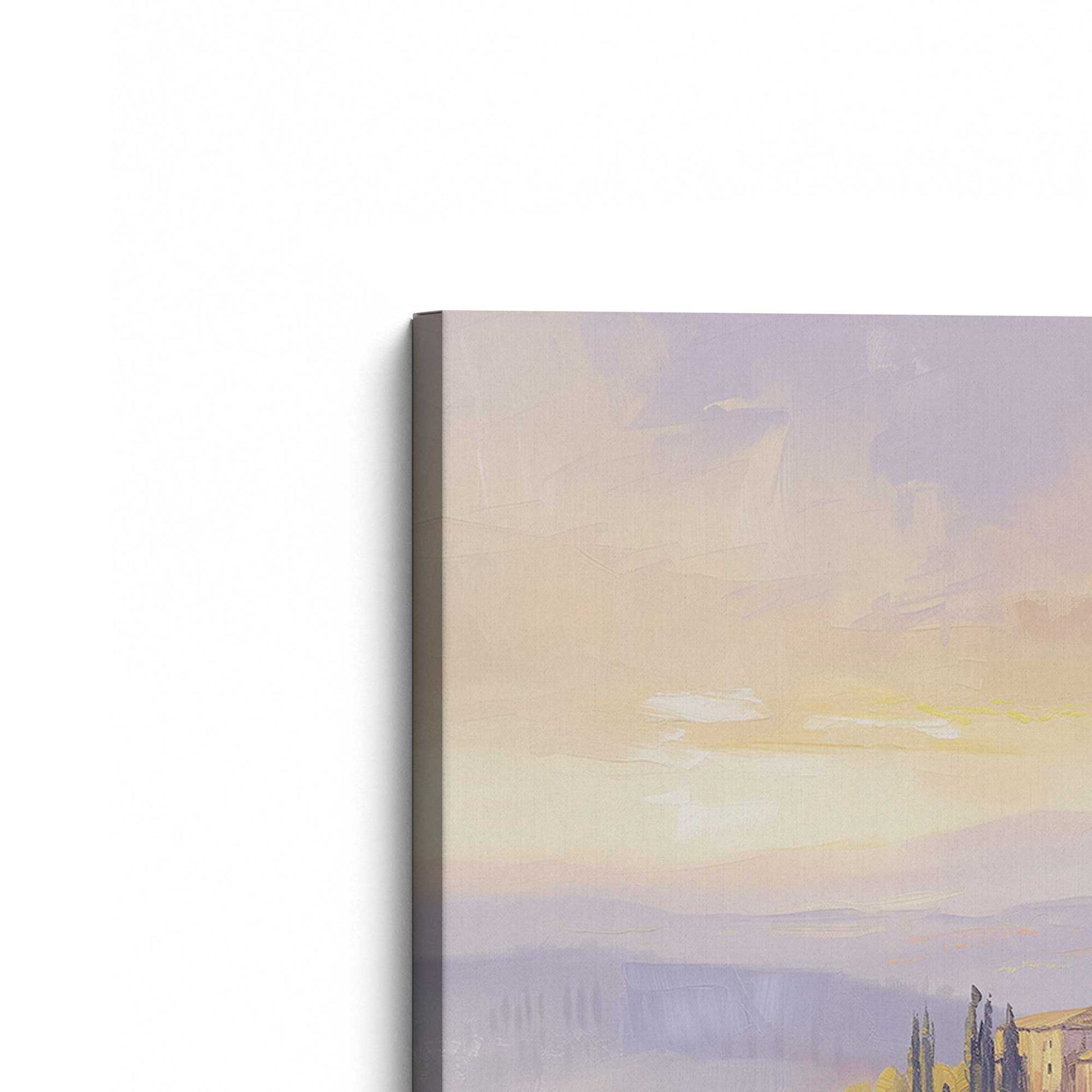 [Color:Stretched Canvas], Picture of the corner of the art