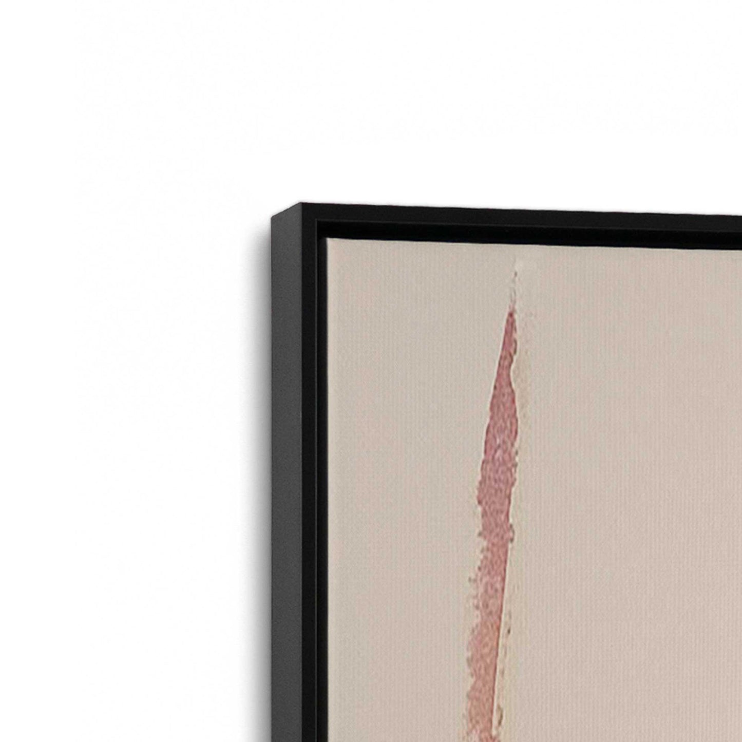 Pink and Orange Pulse Canvas Print, Set of 2