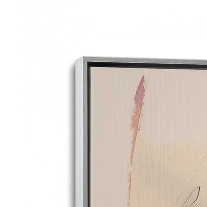 Pink and Orange Pulse Canvas Print, Set of 2