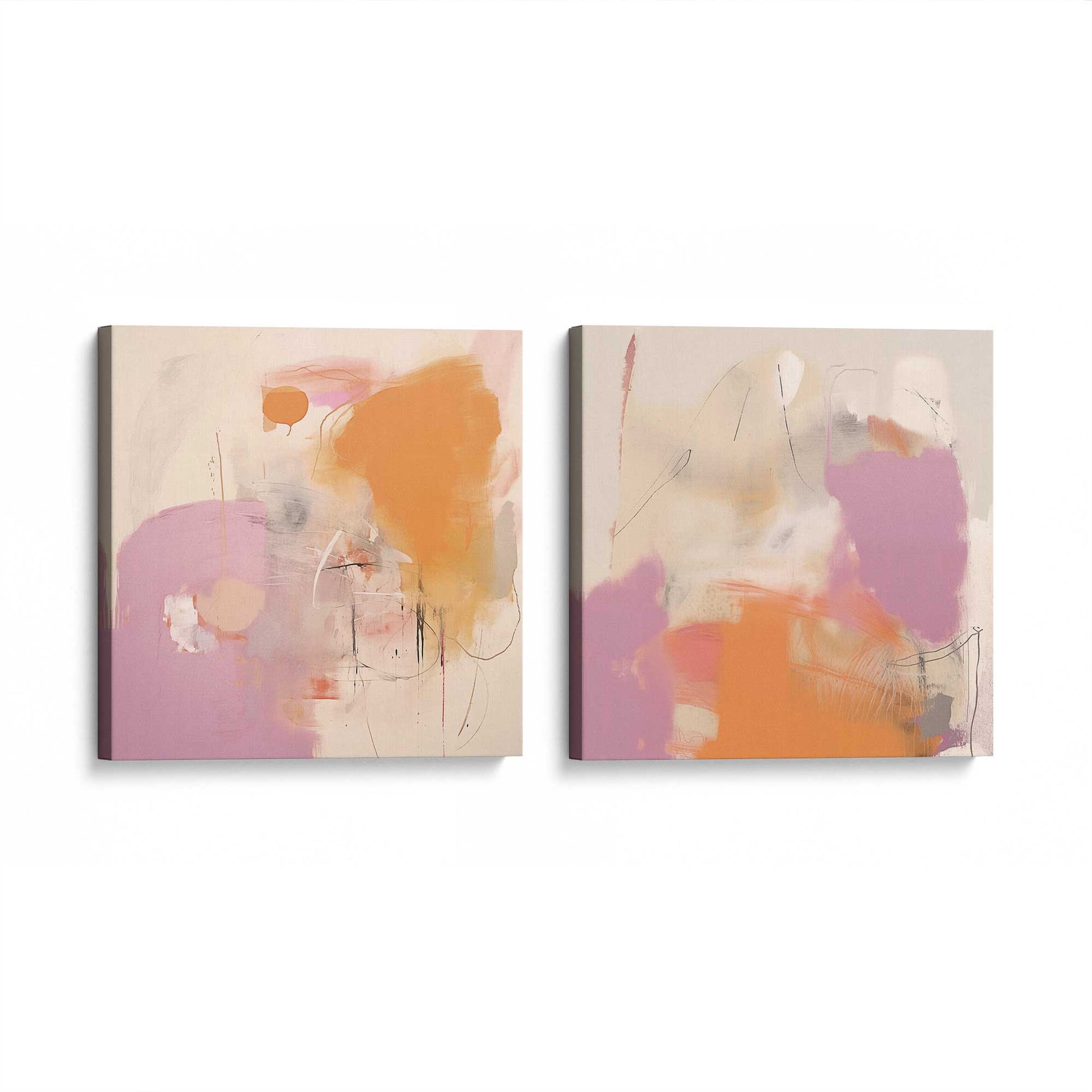 [Color:Stretched Canvas], Picture of art at an angle