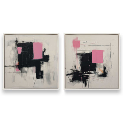 [Color:Opaque White], Picture of art in a White frame