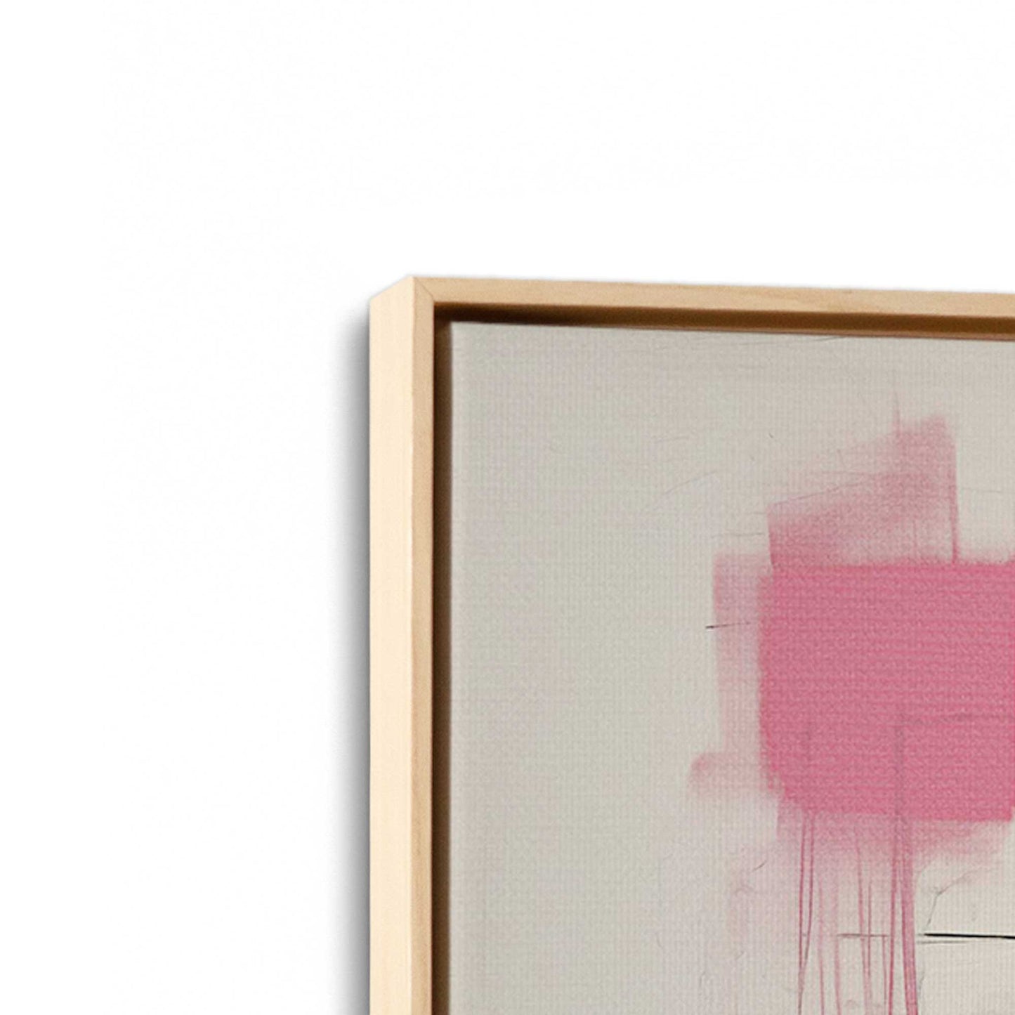 Pink and Black Energy Canvas Print, Set of 2