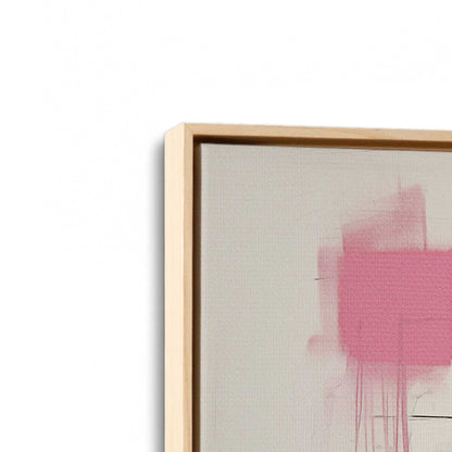 Pink and Black Energy Canvas Print, Set of 2