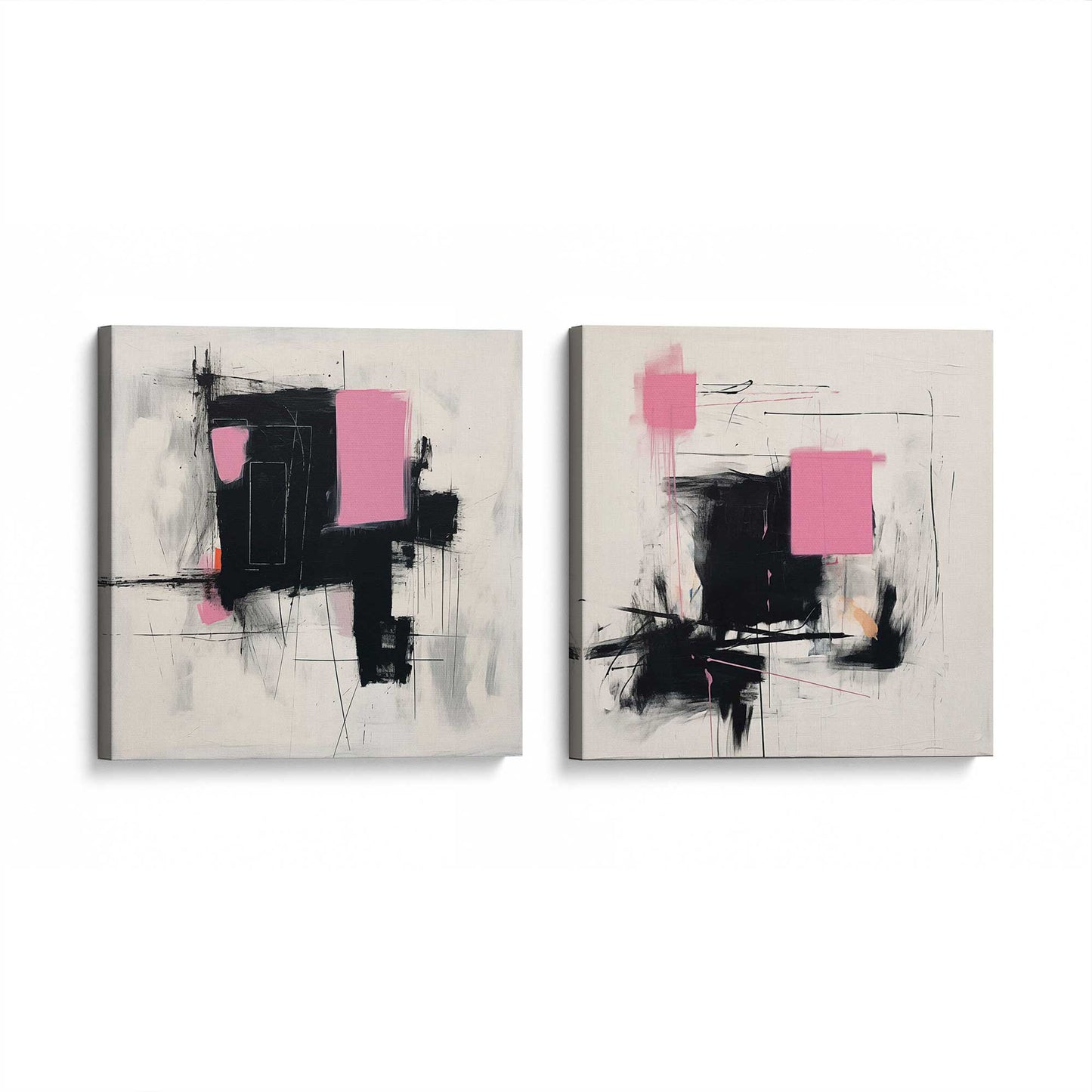 [Color:Stretched Canvas], Picture of art at an angle