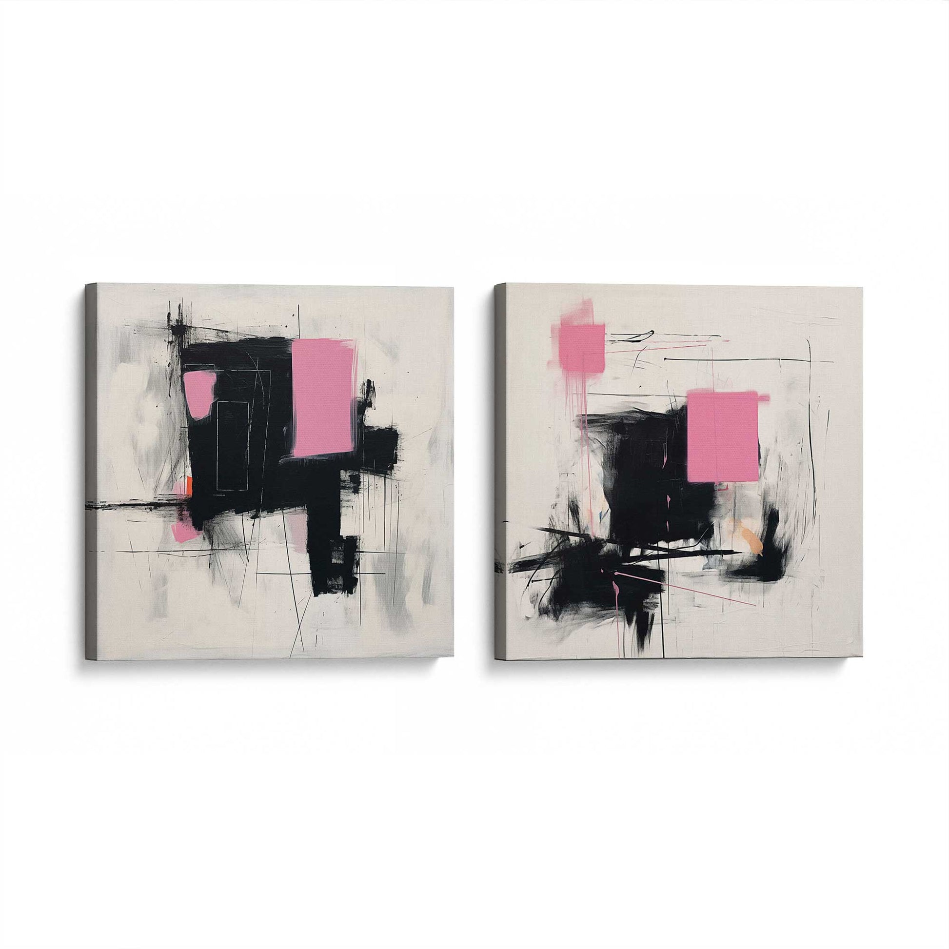 [Color:Stretched Canvas], Picture of art at an angle