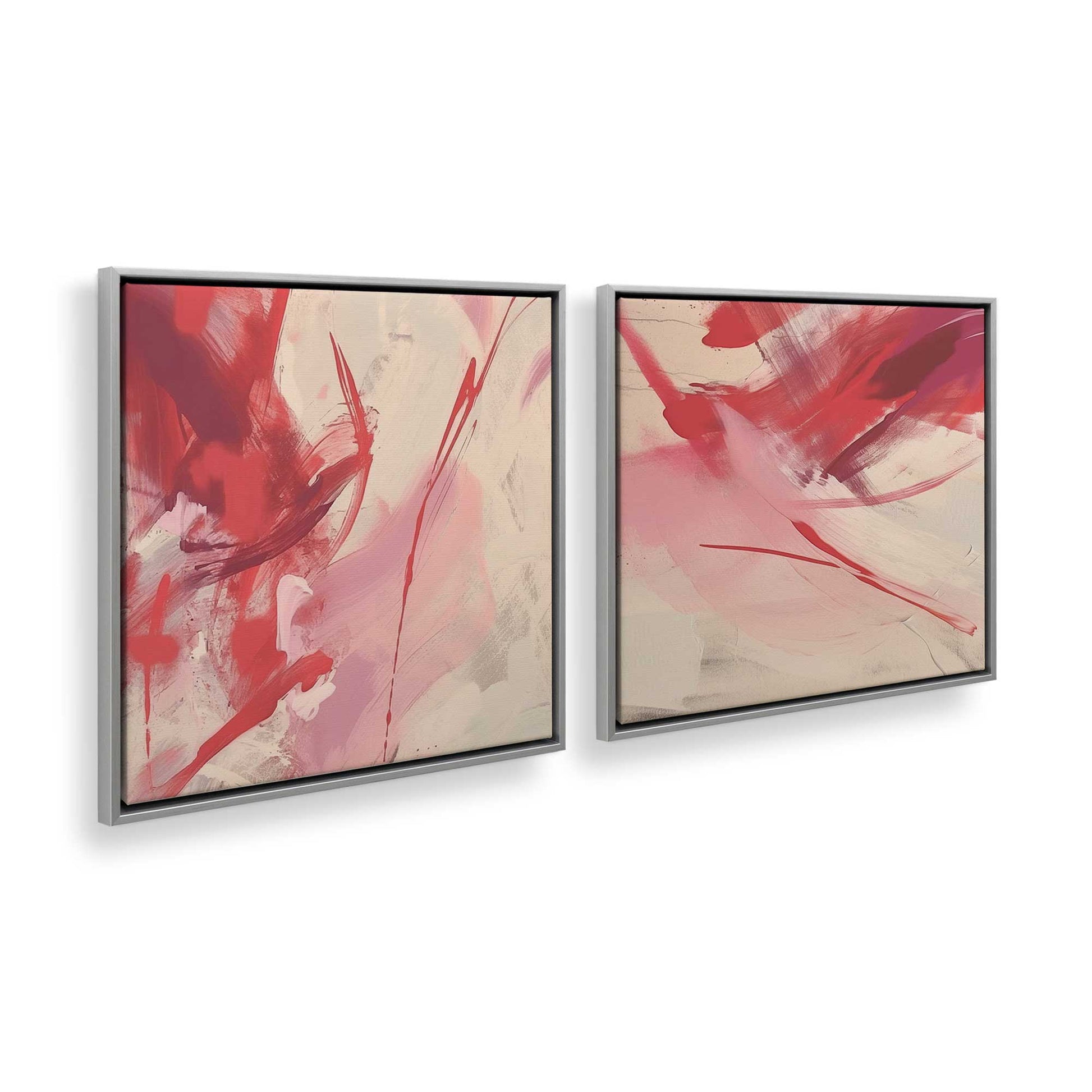 [Color:Polished Chrome], Picture of art in a Polished Chrome frame at an angle