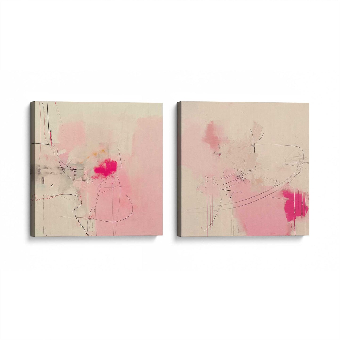 [Color:Stretched Canvas], Picture of art at an angle