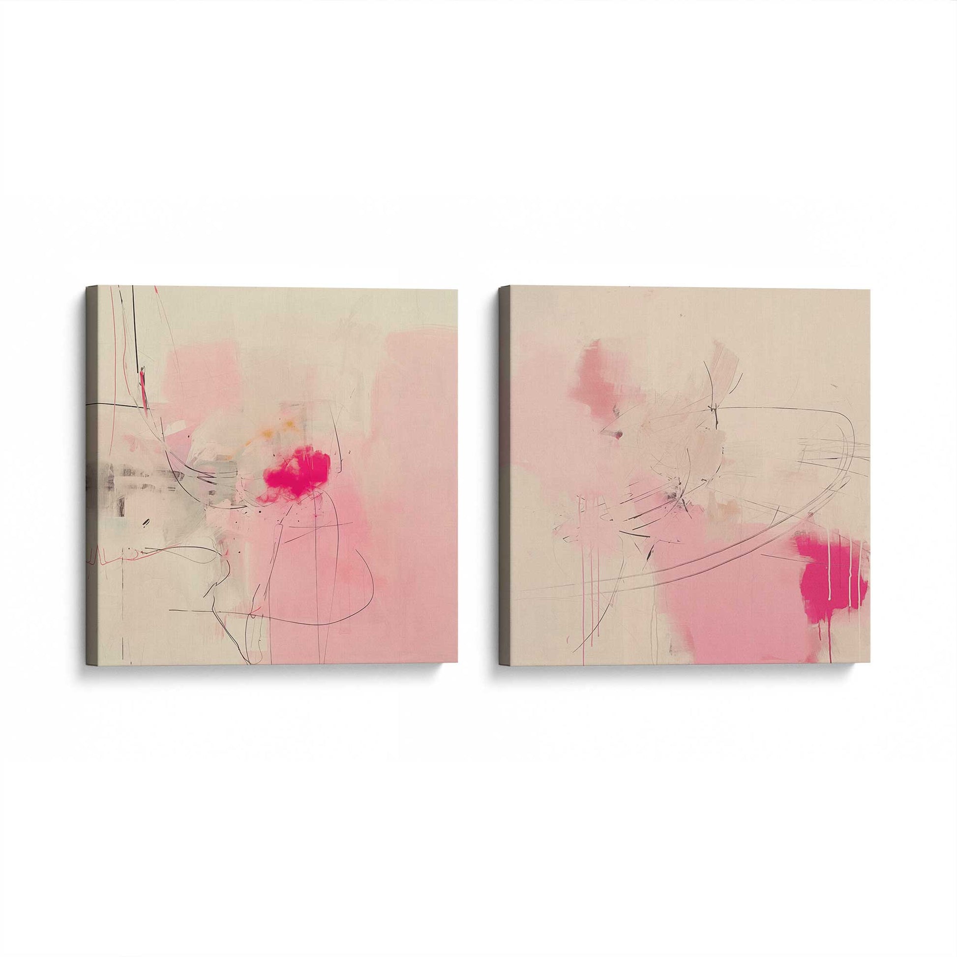 [Color:Stretched Canvas], Picture of art at an angle