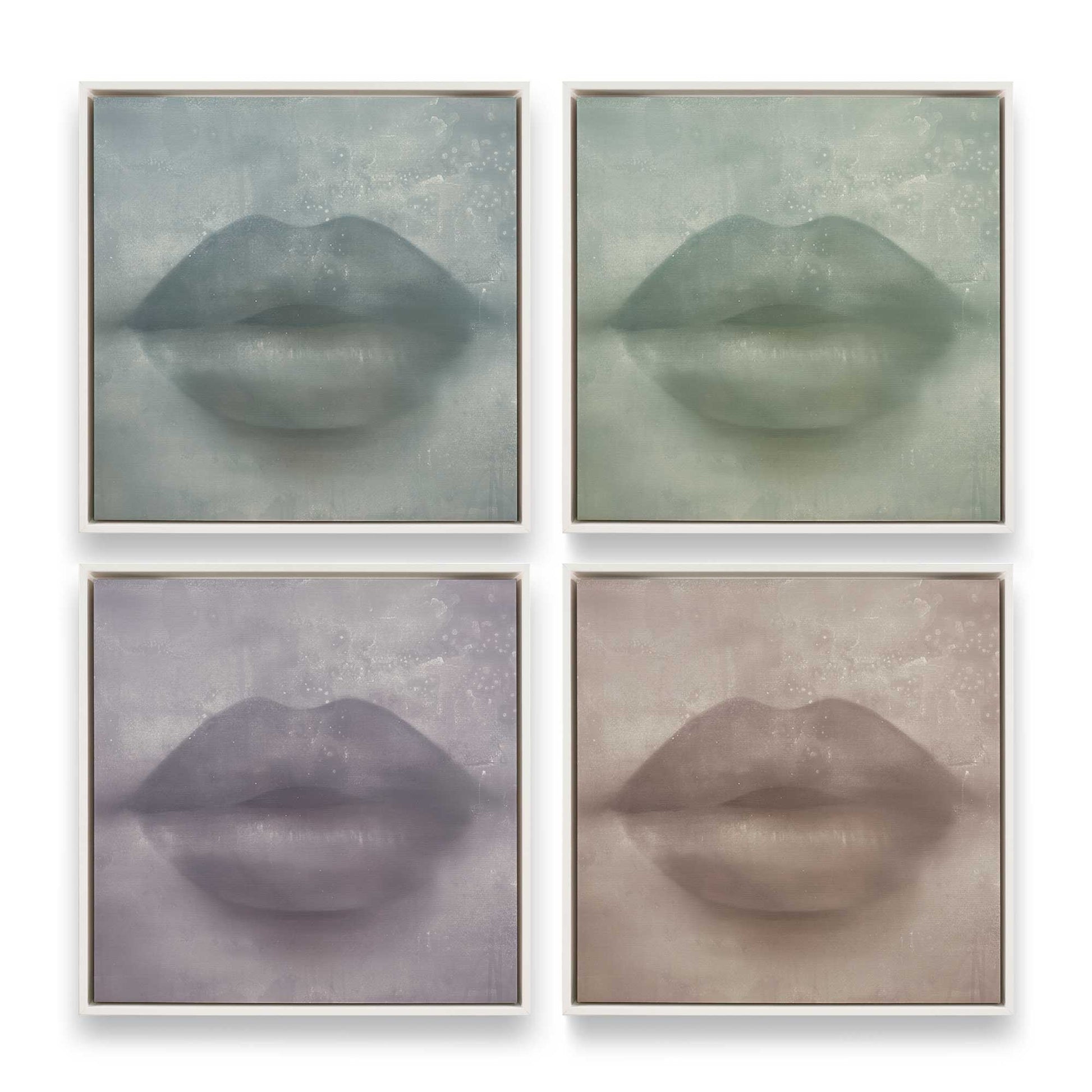 [Color:Opaque White], Picture of art in a White frame