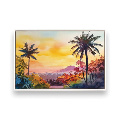 [Color:Opaque White], Picture of art in a White frame