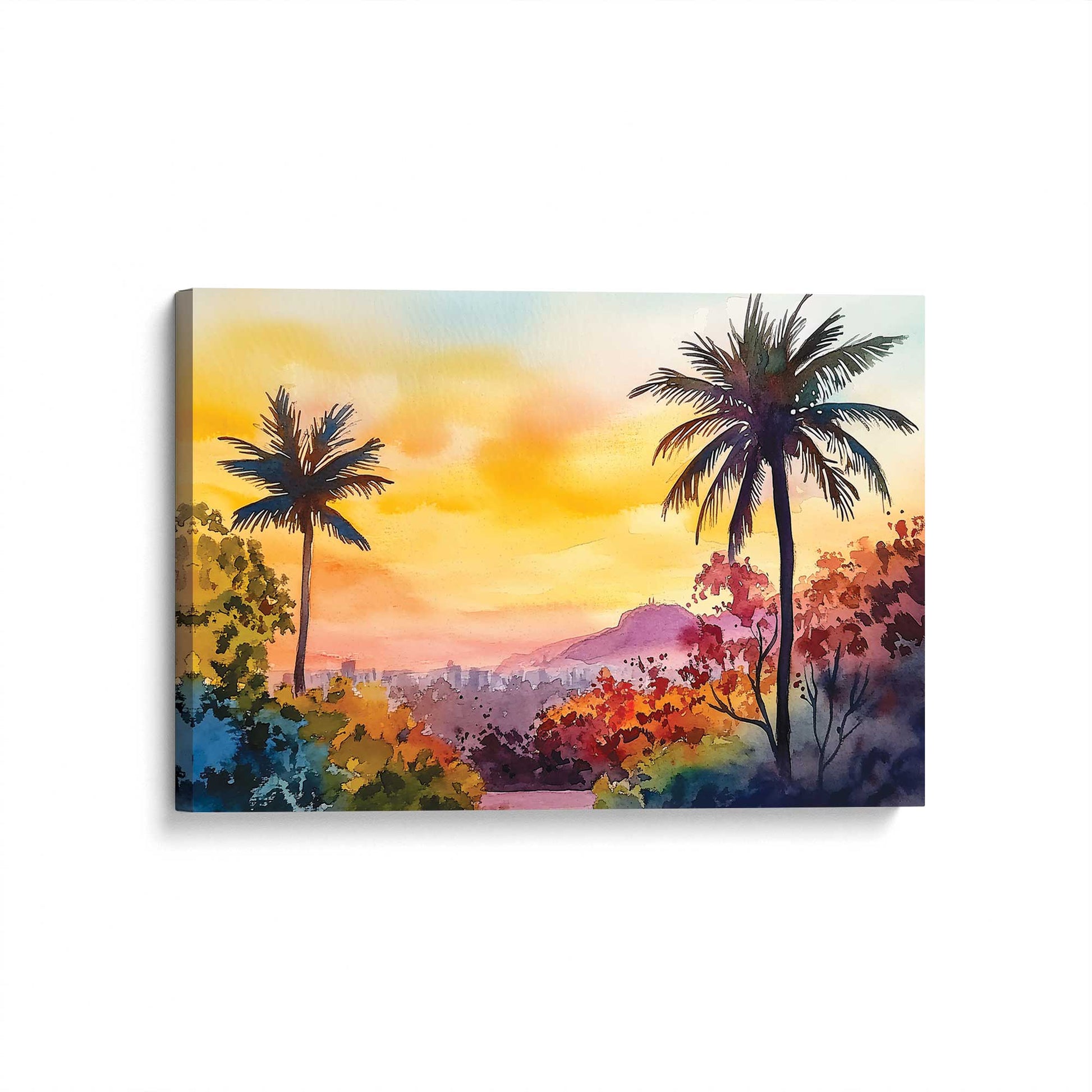 [Color:Stretched Canvas], Picture of art at an angle