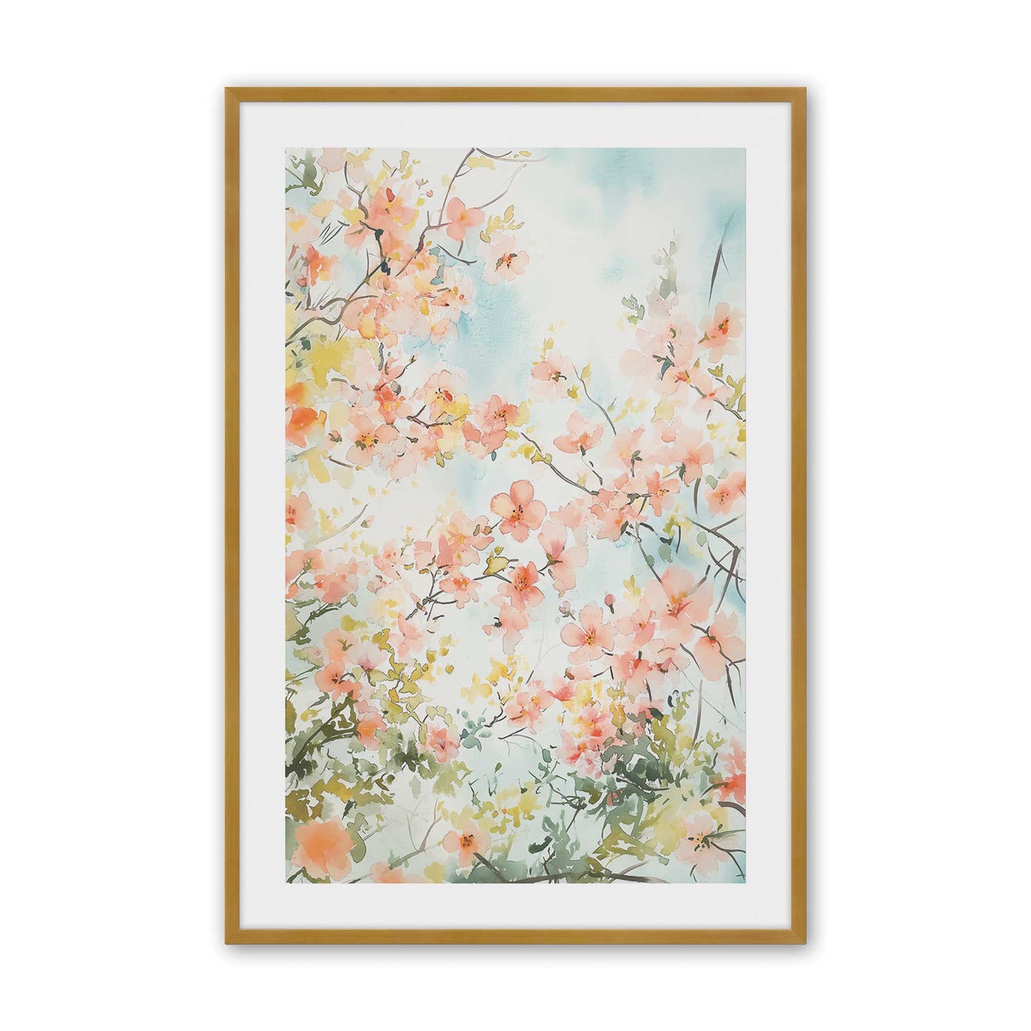 [Color:Polished Gold], Picture of art in a Polished Gold frame
