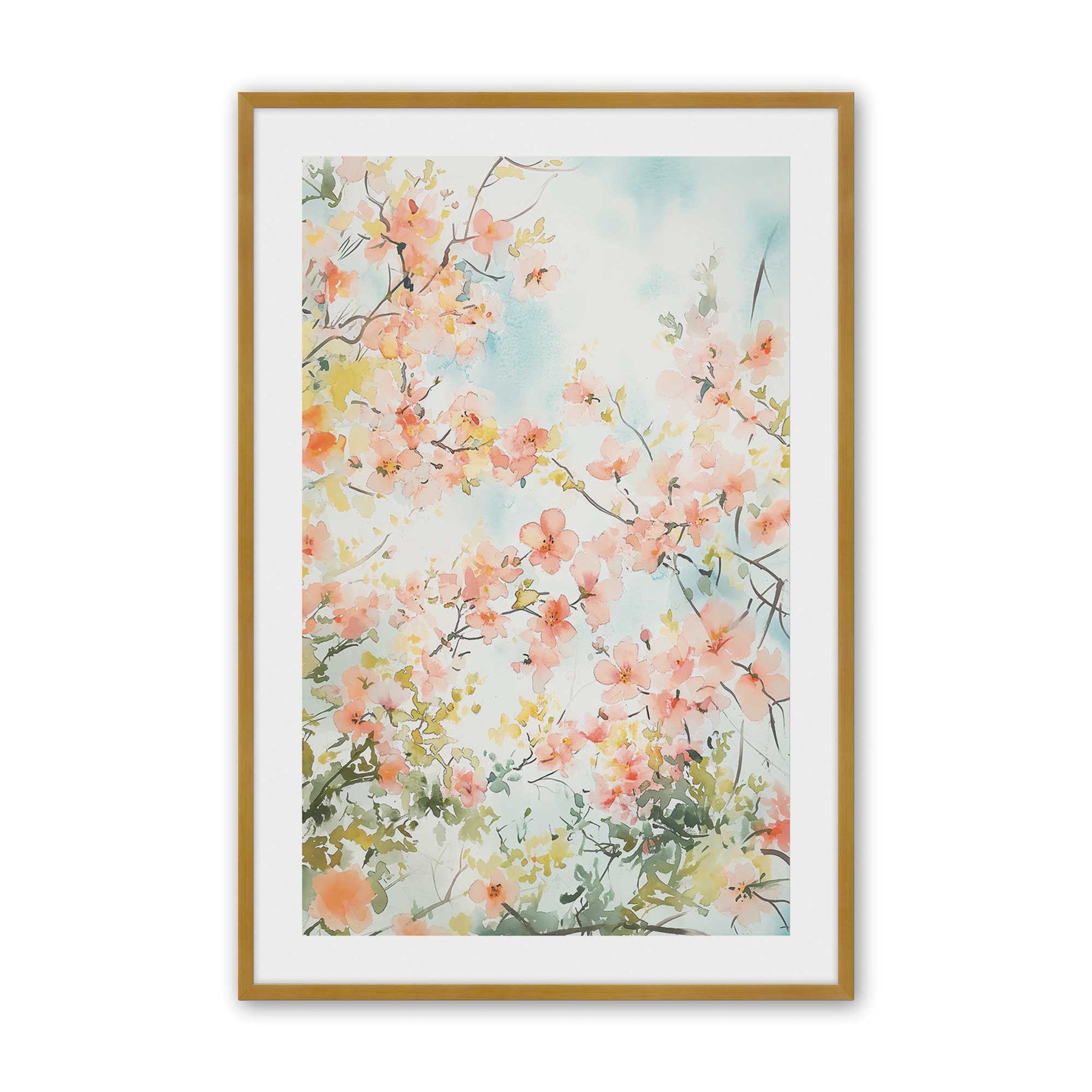 [Color:Polished Gold], Picture of art in a Polished Gold frame