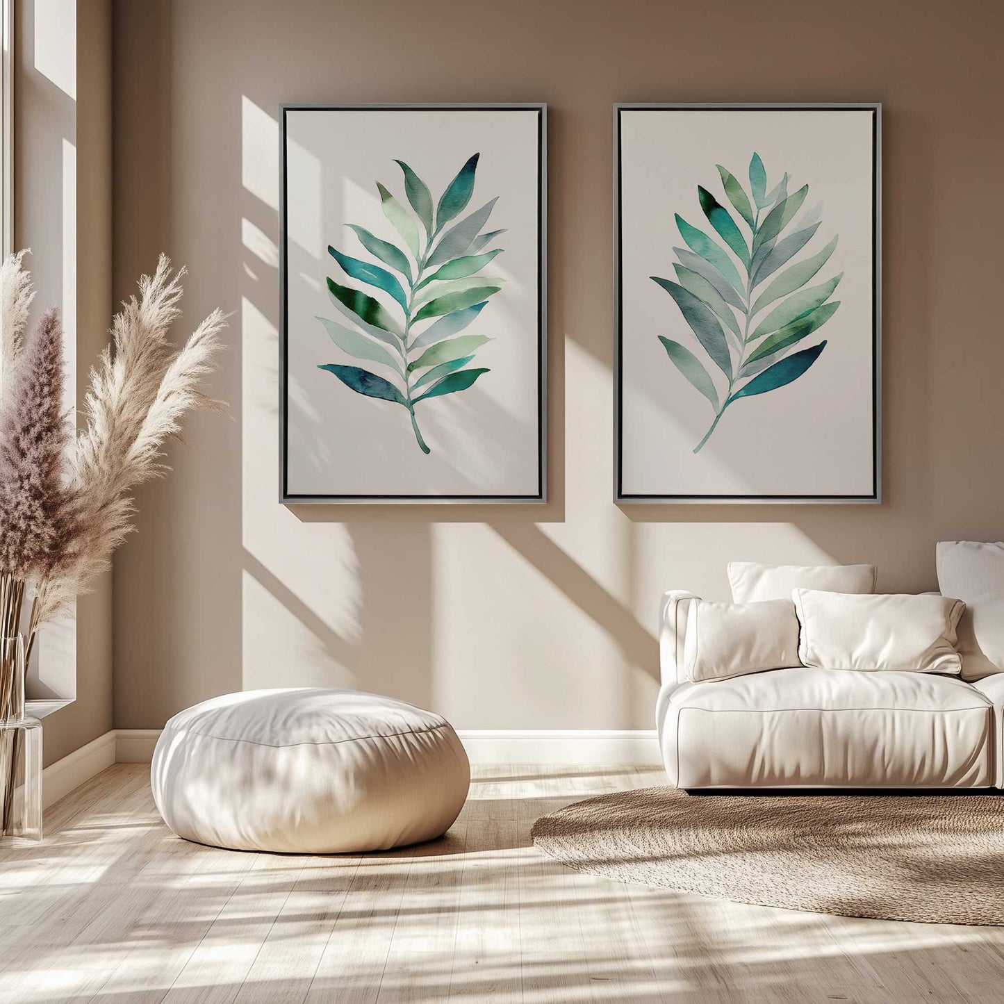 [Color:Satin Black], Picture of art in a Satin Black frame