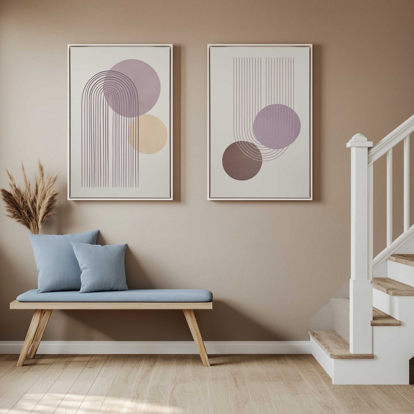[Color:Walnut], Picture of art in a Walnut frame