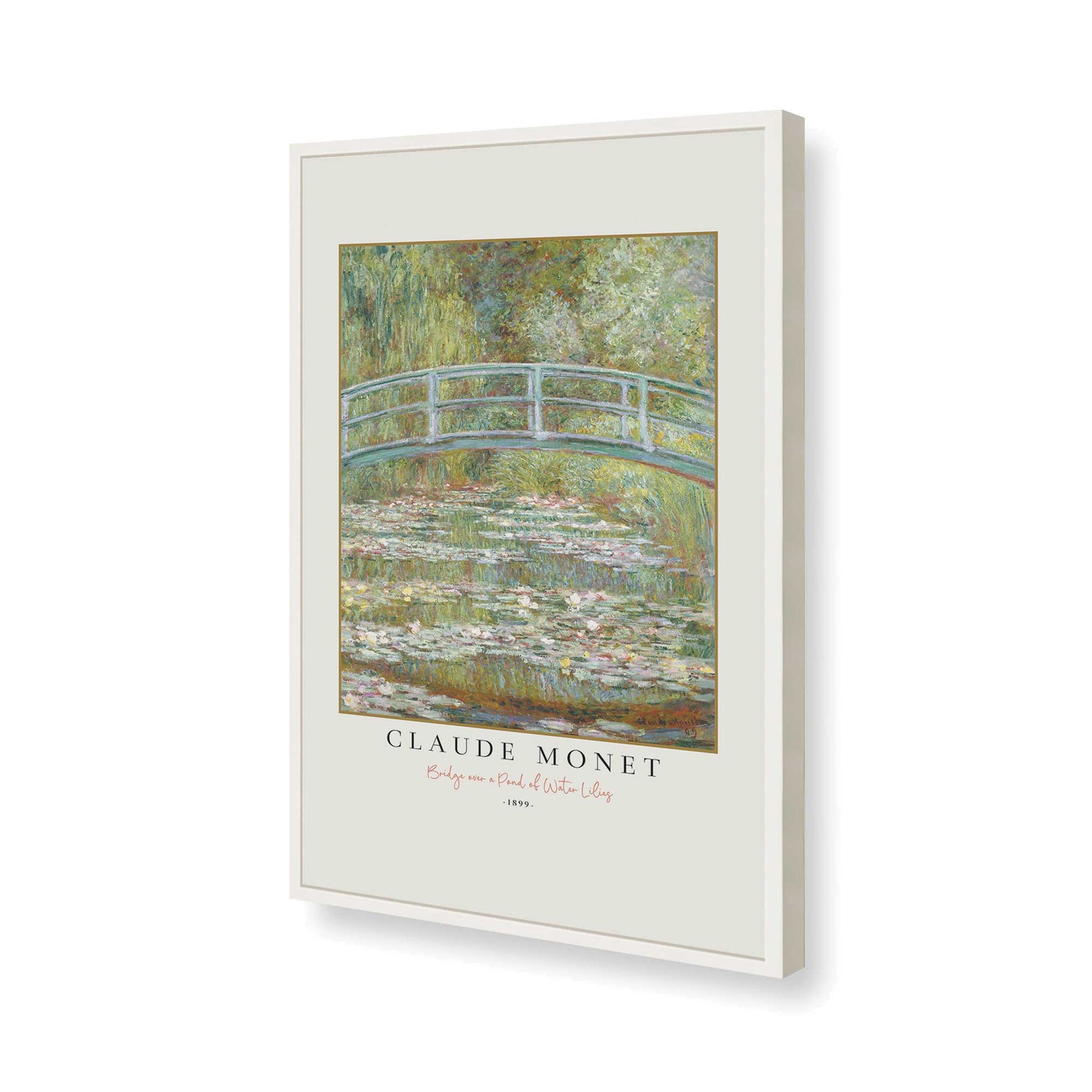 [Color:Opaque White], Picture of art in a Opaque White frame of the corner