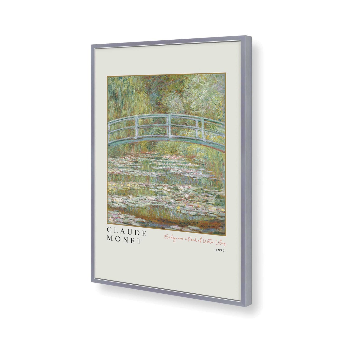 [Color:Polished Chrome], Picture of art in a Polished Chrome frame of the corner